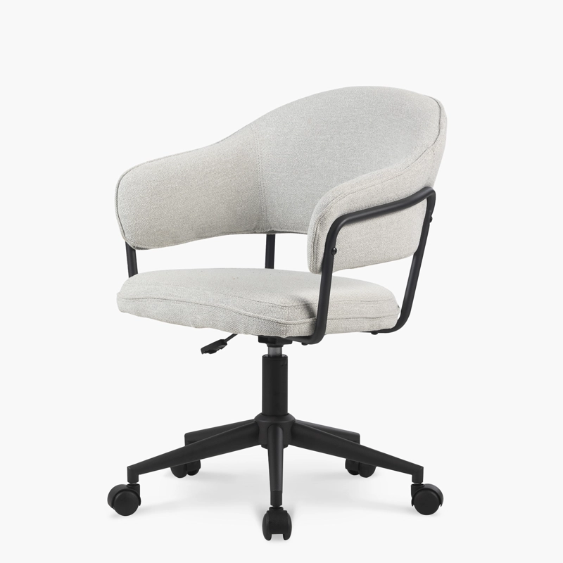 SILLA DE OFICINA FORM DESIGN GRIS CLARO STANFORD CON RUEDAS - 8