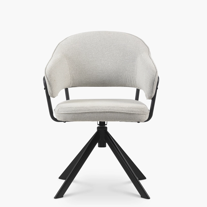 SILLA DE OFICINA FORM DESIGN GRIS CLARO STANFORD GIRATORIA - 1