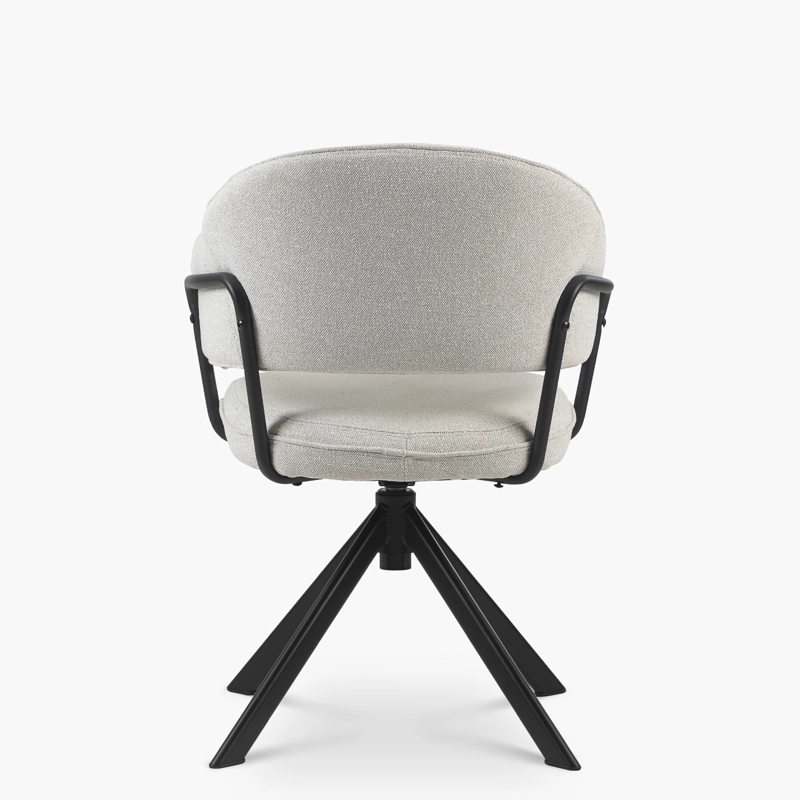 SILLA DE OFICINA FORM DESIGN GRIS CLARO STANFORD GIRATORIA - 5
