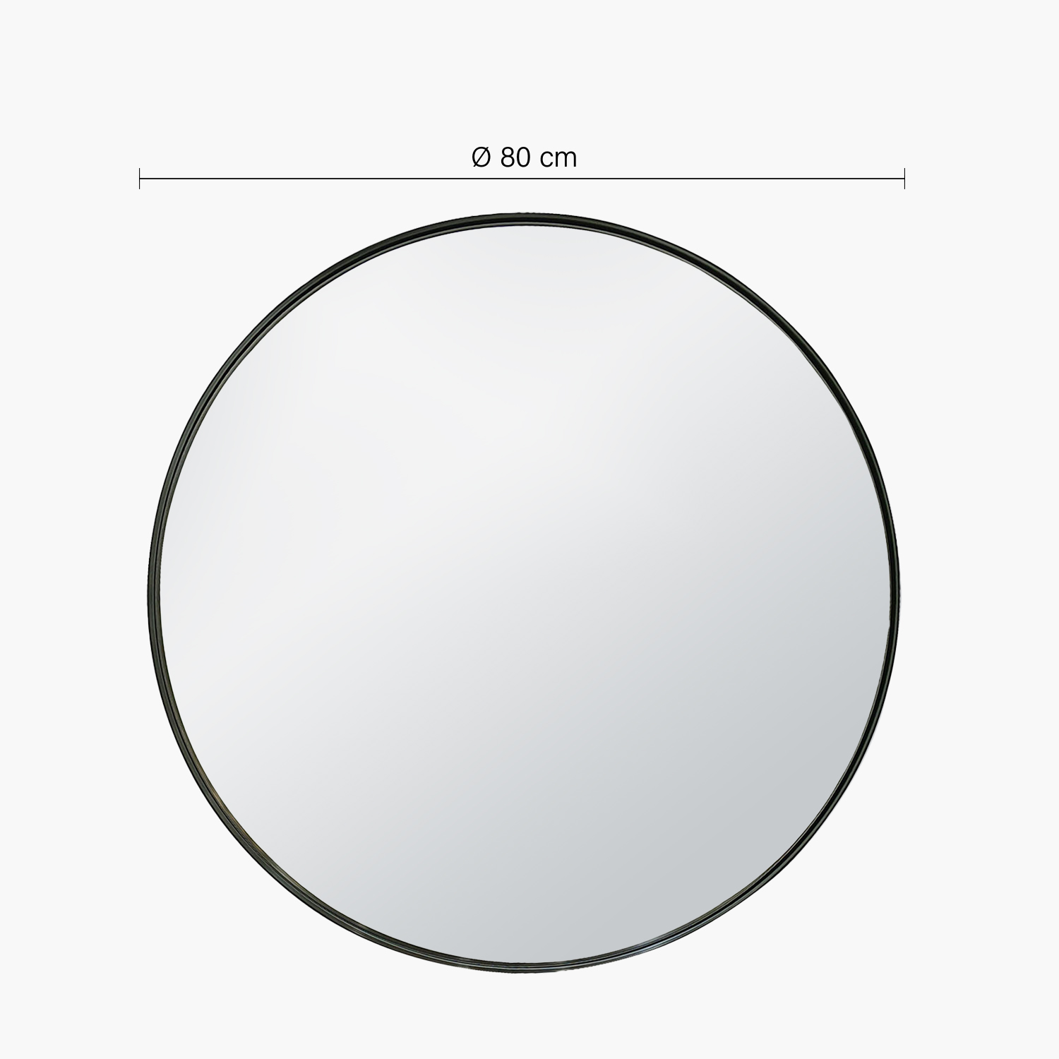 ESPEJO FORM DESIGN CLEMENTINA 80 NEGRO - 5