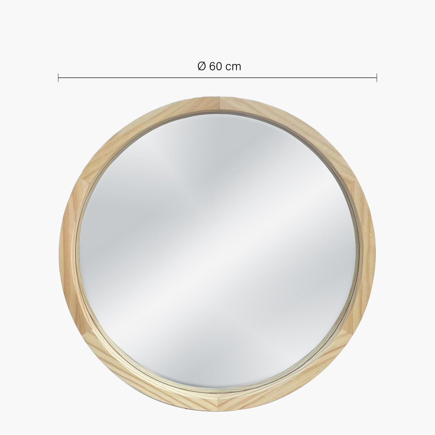 ESPEJO FORM DESIGN GENEVA 60 NATURAL - 6
