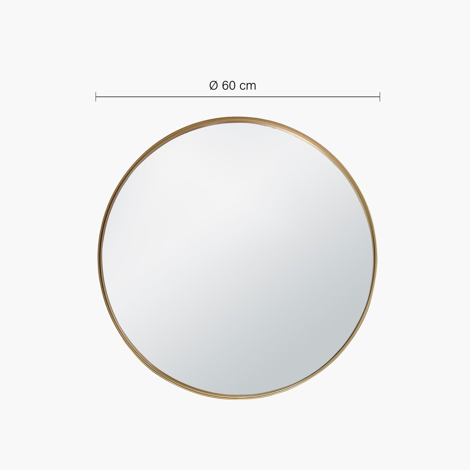 ESPEJO FORM DESIGN CLEMENTINA 60 DORADO - 5