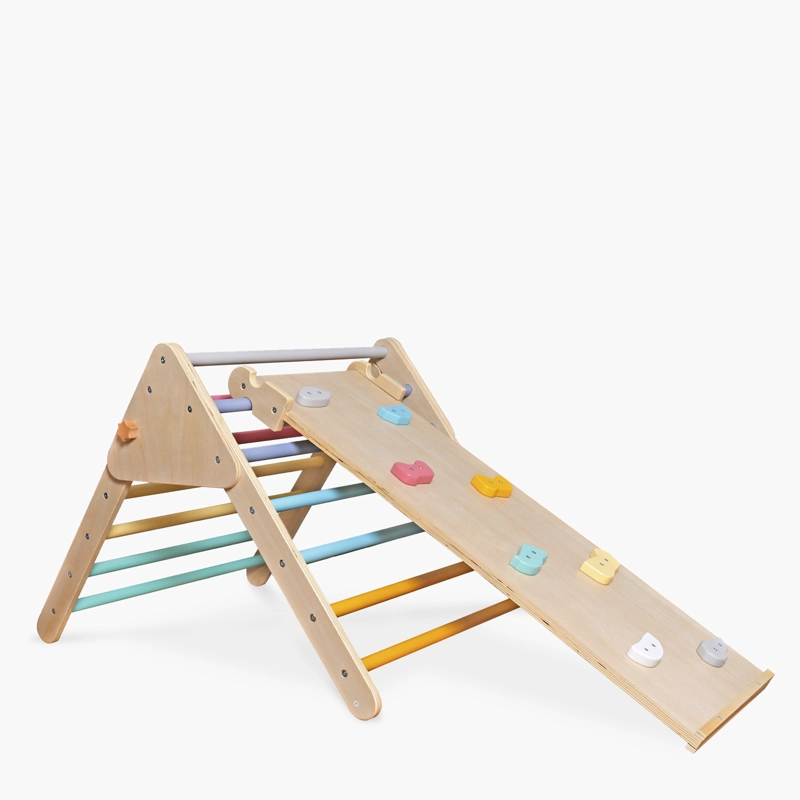 SET TRIANGULO PIKLER CON RAMPA RAINBOW MULTICOLOR FORM - 1