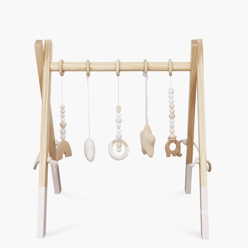 GIMNASIO INFANTIL DE MADERA FORM DESIGN CAFE AURA NATURABLANCO FORM - 1