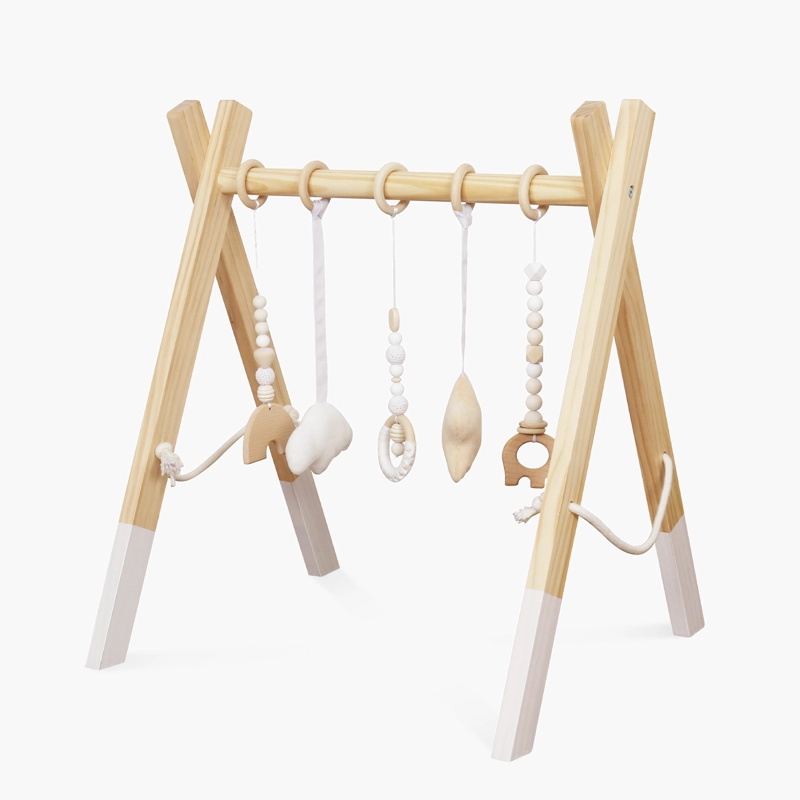GIMNASIO INFANTIL DE MADERA FORM DESIGN CAFE AURA NATURABLANCO FORM - 4