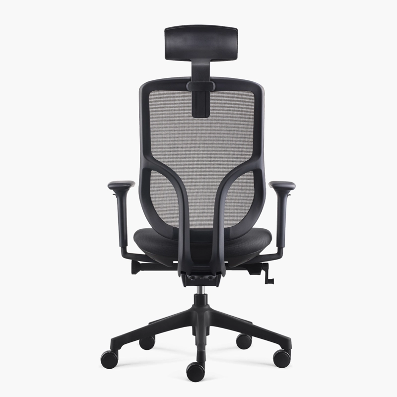 SILLA OFICINA FORM OFFICE NEGRO CHIC CON CABECERO - 5
