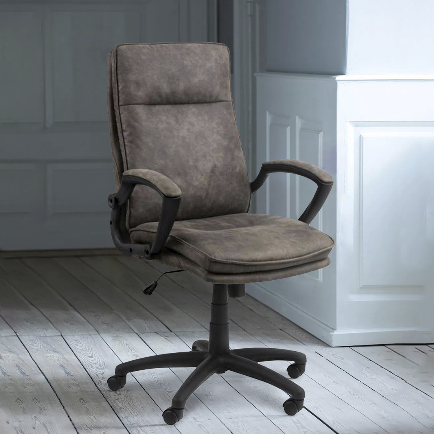 SILLA FORM DESIGN GRIS DISEÑO HOME OFFICE YORK OSCURO - 2
