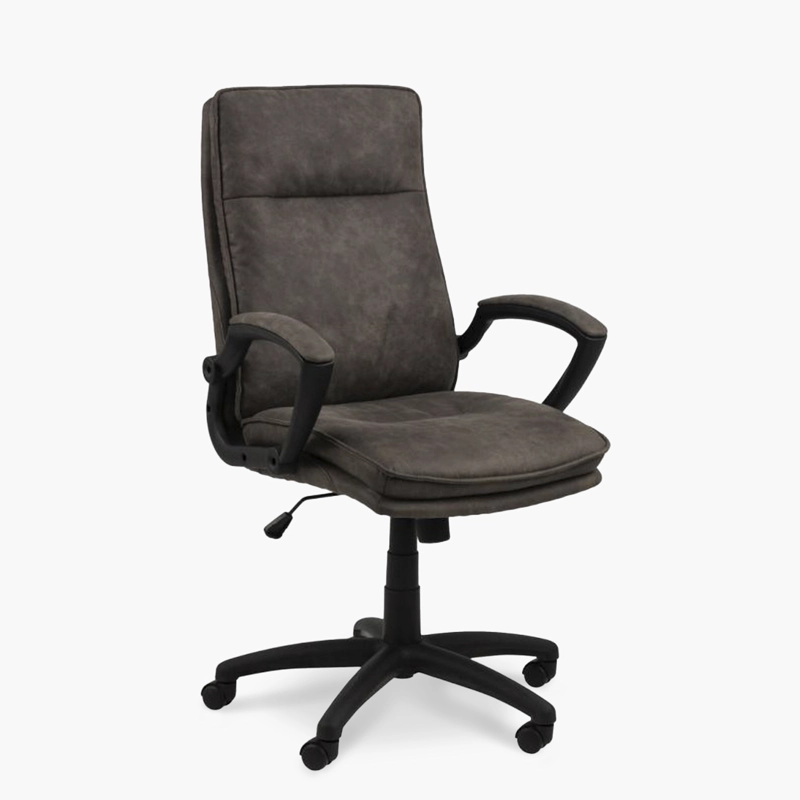 SILLA FORM DESIGN GRIS DISEÑO HOME OFFICE YORK OSCURO - 3