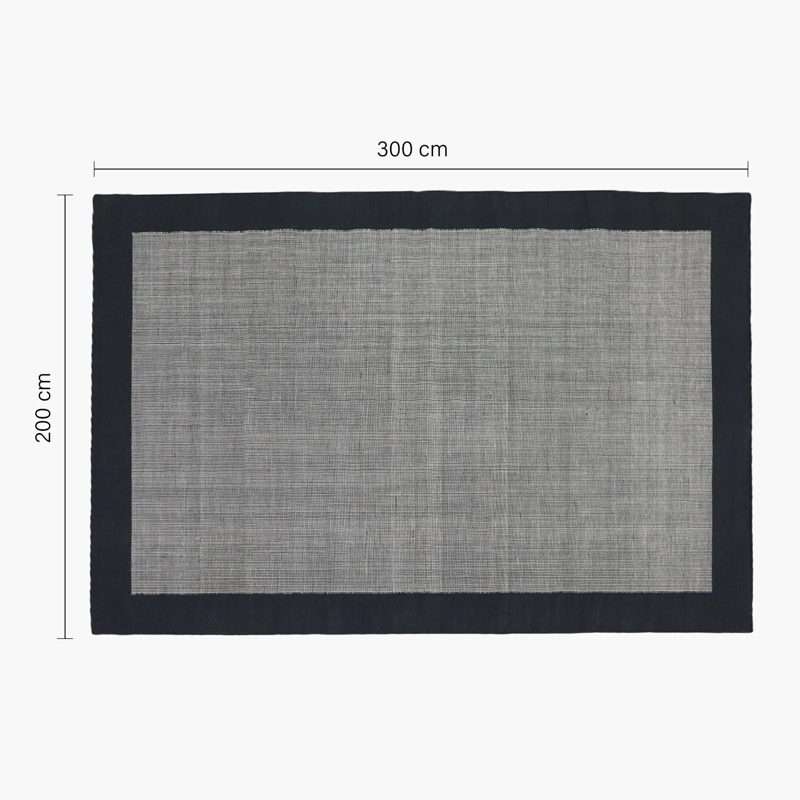 ALFOMBRA TERRAZA VARADERO 200X300 NEGRO FORM - 3