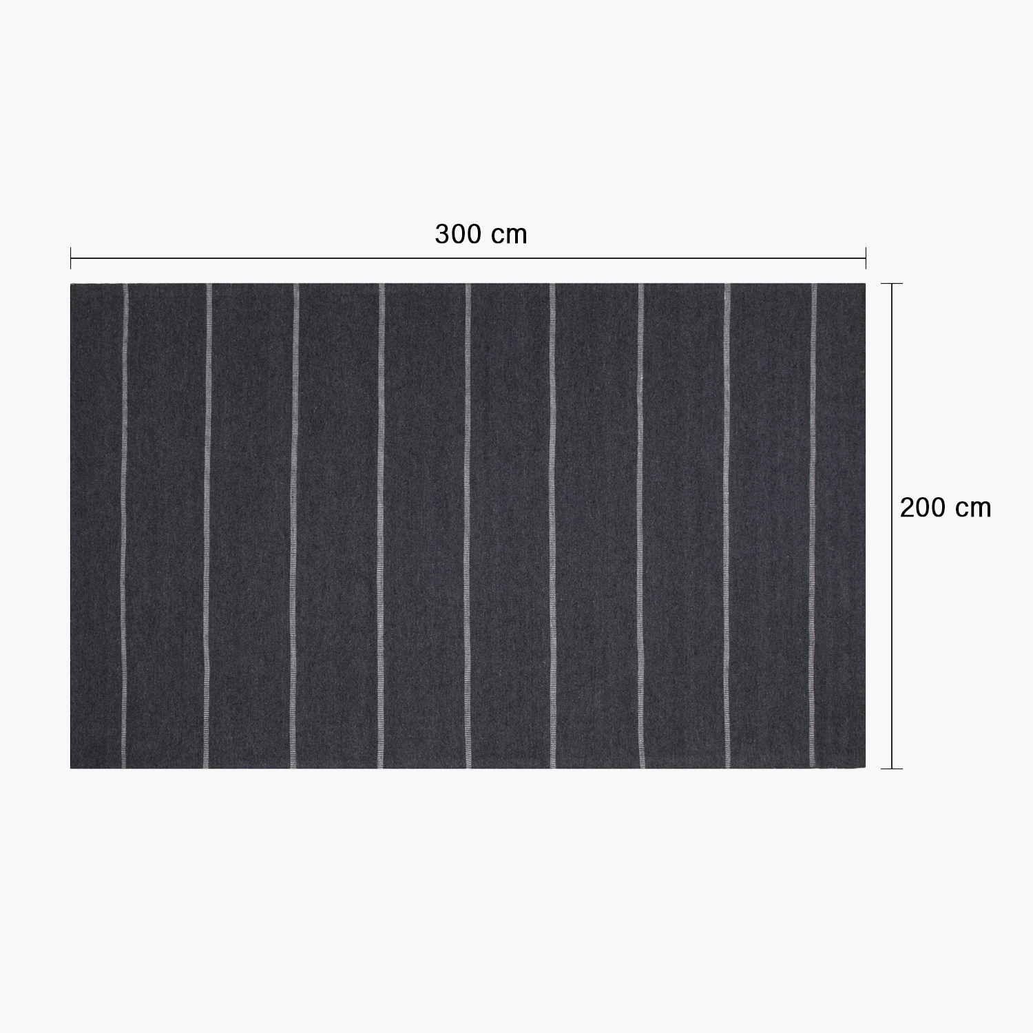ALFOMBRA ACONCAGUA 200X300 GRIS OSCURO FORM - 5