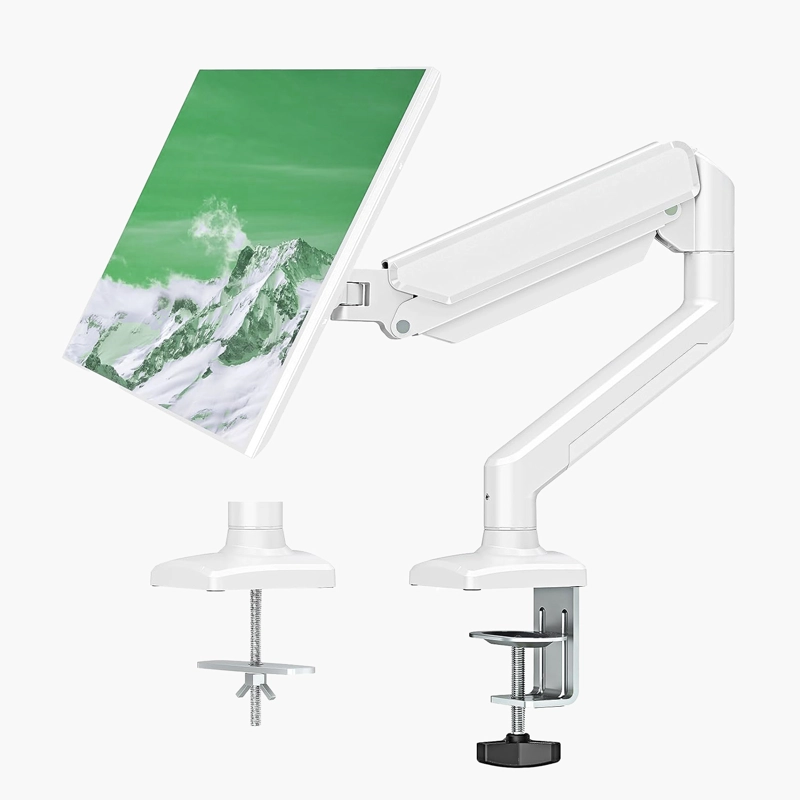SOPORTE MONITOR ESCRITORIO SIMPLE BLANCO FORM - 2