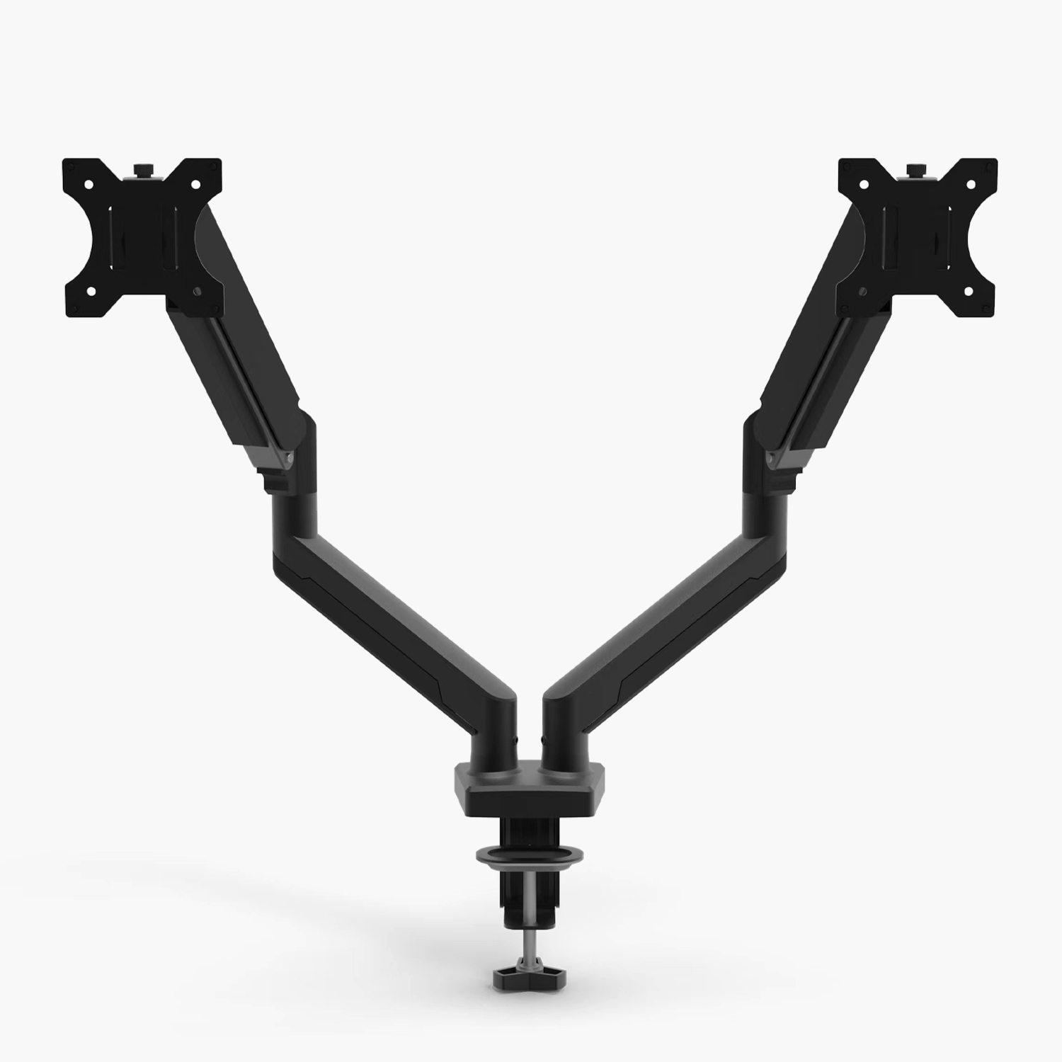 SOPORTE MONITOR ESCRITORIO DOBLE NEGRO FORM - 1