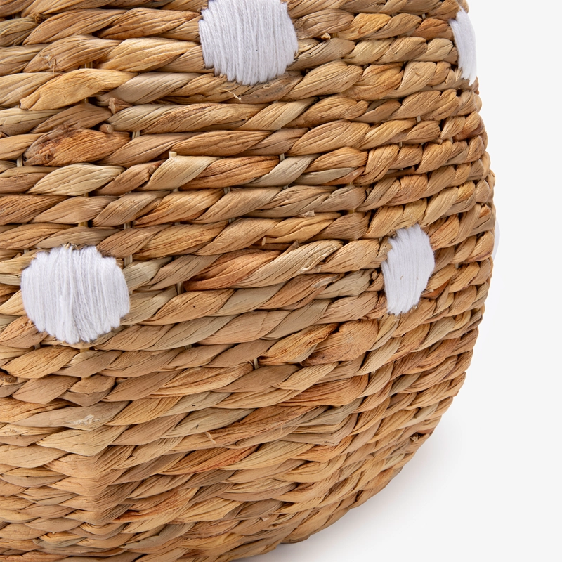 CANASTO DOTS NATURAL FORM - 9