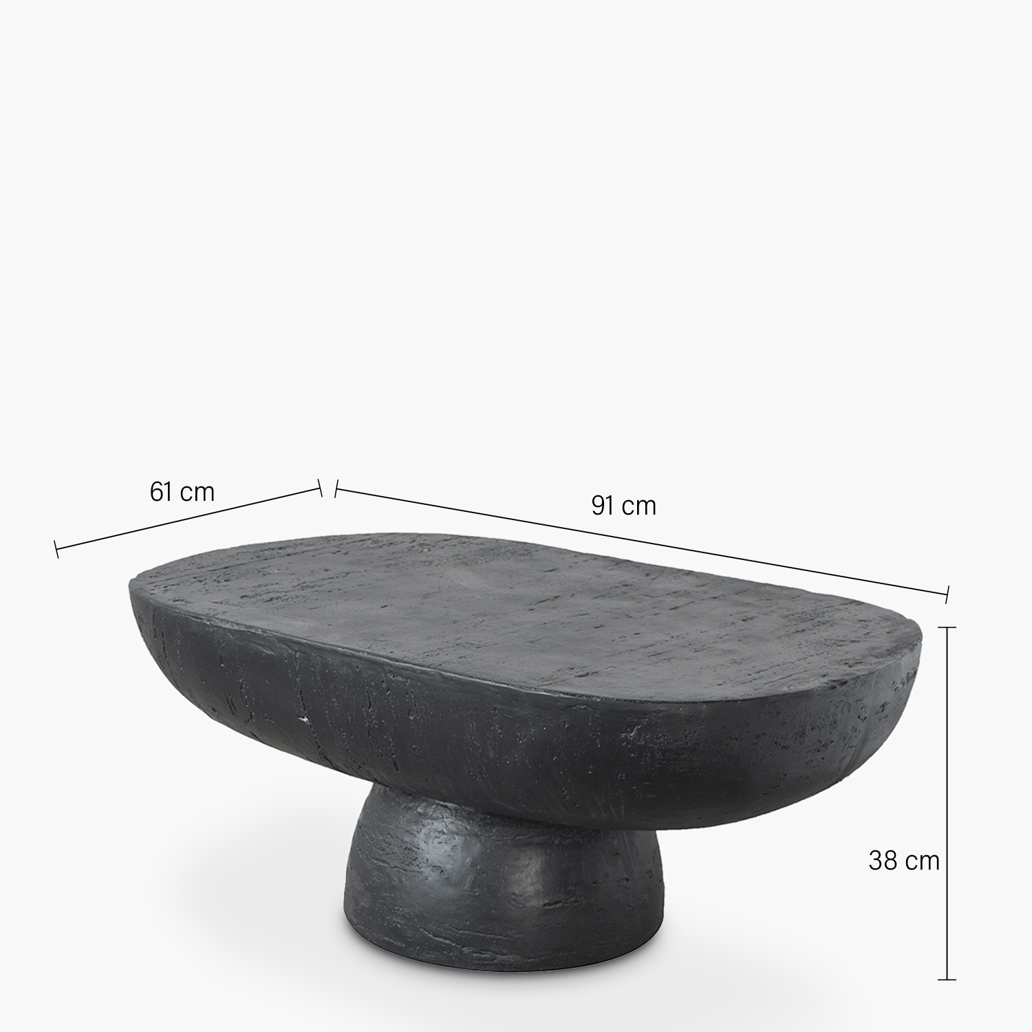 MESA DE CENTRO TADEO NEGRO FORM - 6