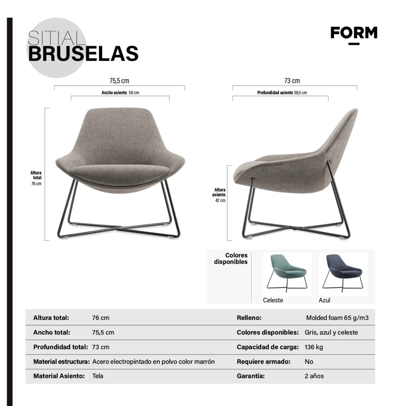 SITIAL BRUSELAS GRIS FORM - 7