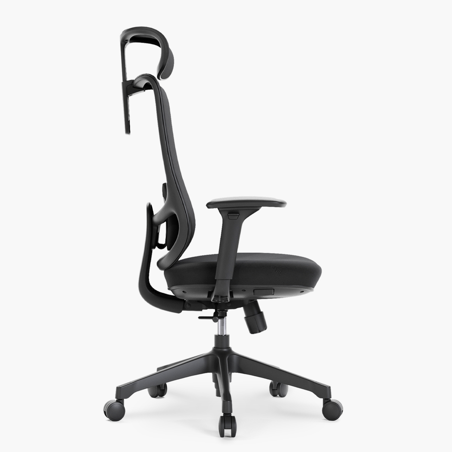 SILLA OFICINA BOLT NEGRO CON CABECERO FORM - 2
