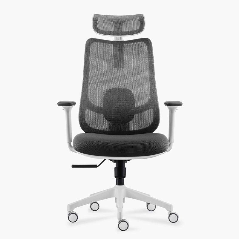 SILLA OFICINA BOLT GRIS CLARO CON CABECERO FORM - 1