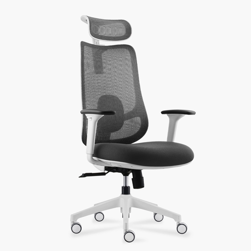 SILLA OFICINA BOLT GRIS CLARO CON CABECERO FORM - 2