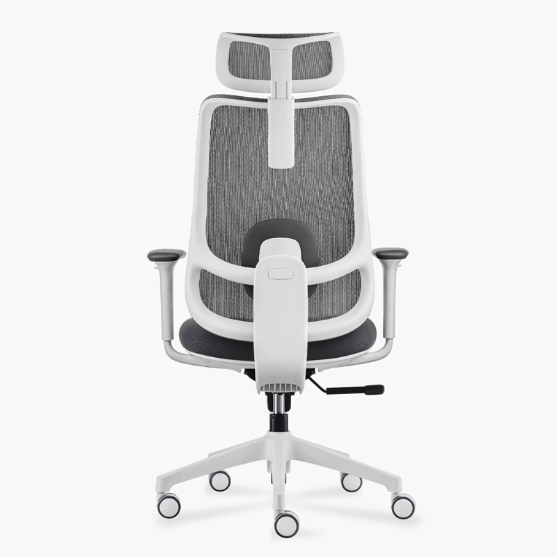 SILLA OFICINA BOLT GRIS CLARO CON CABECERO FORM - 5