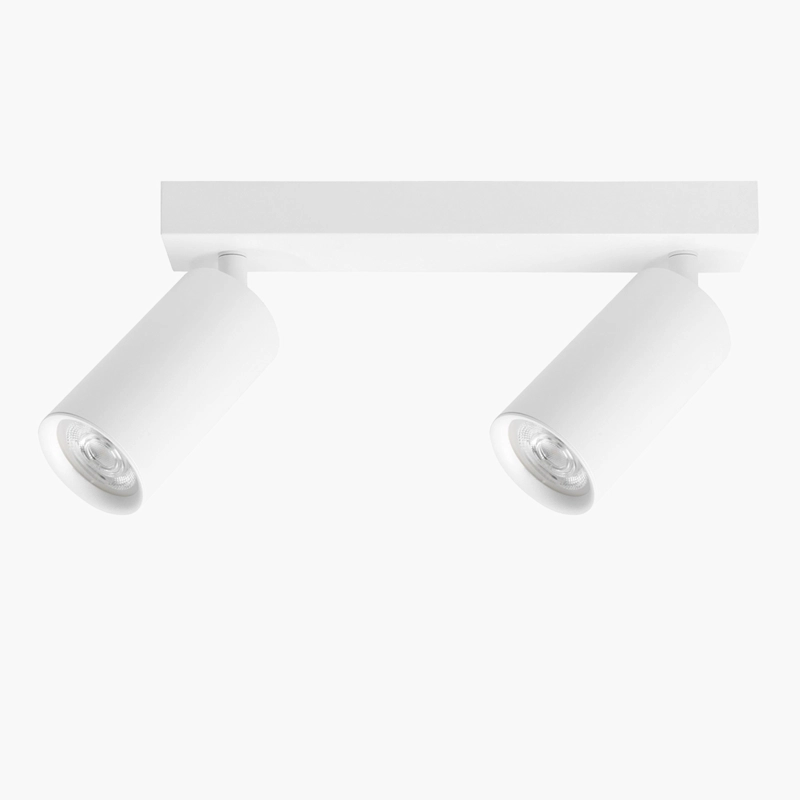 LAMPARA DE TECHO HARPER X2 BLANCO FORM - 4