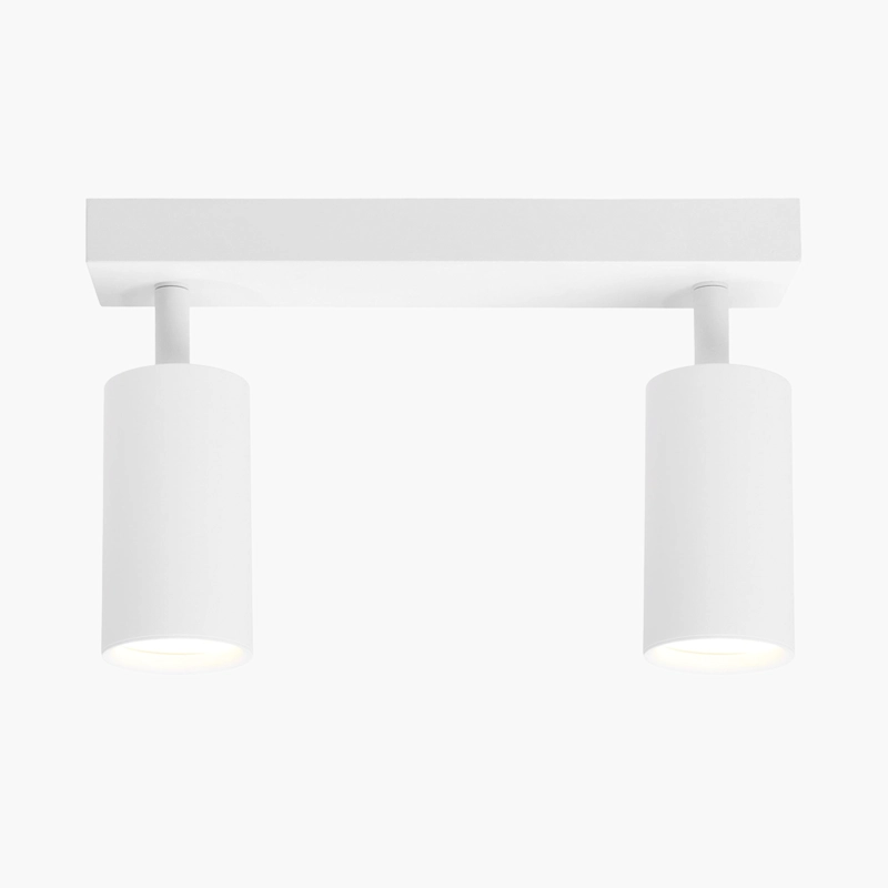 LAMPARA DE TECHO HARPER X2 BLANCO FORM - 5