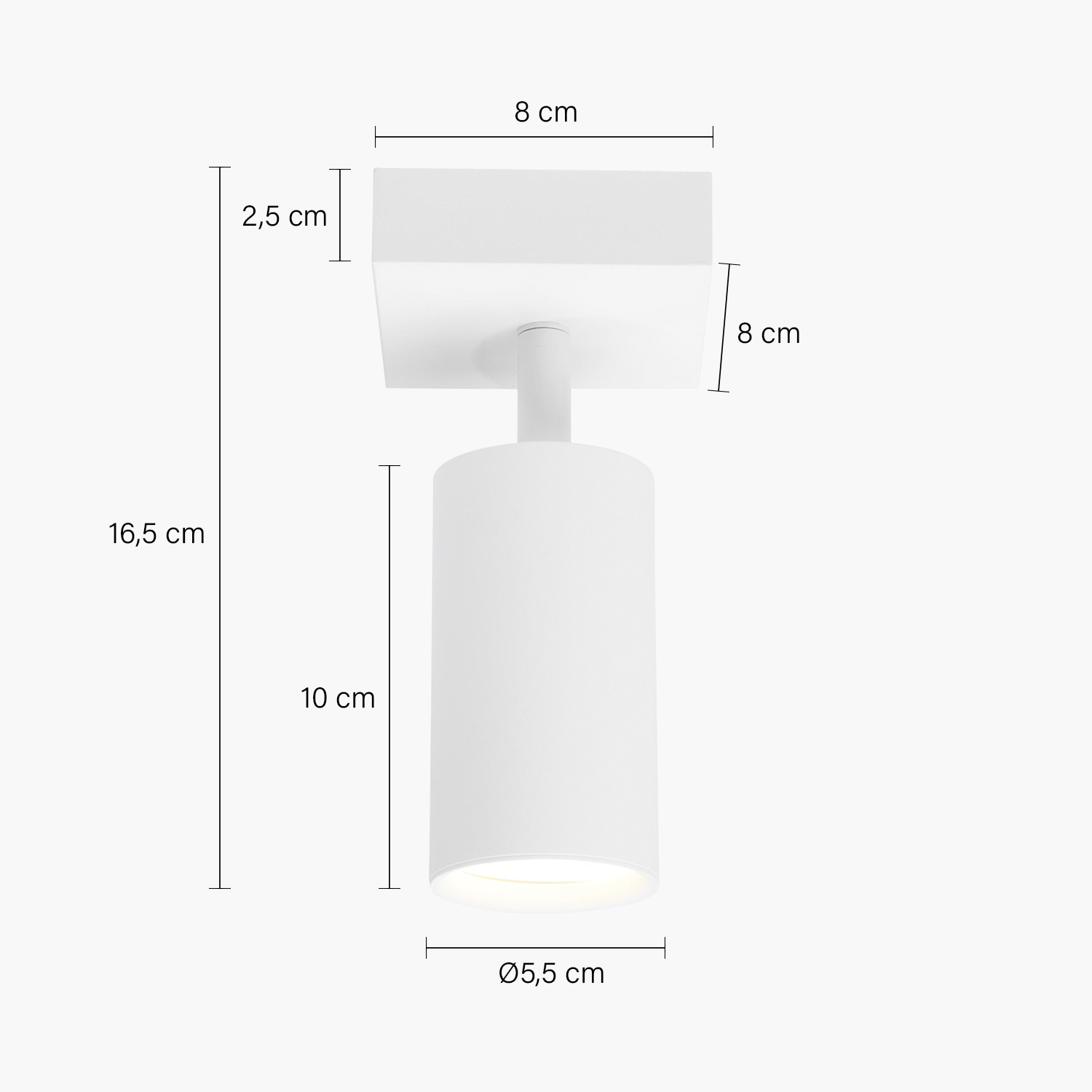 LAMPARA DE TECHO HARPER BLANCO FORM - 8