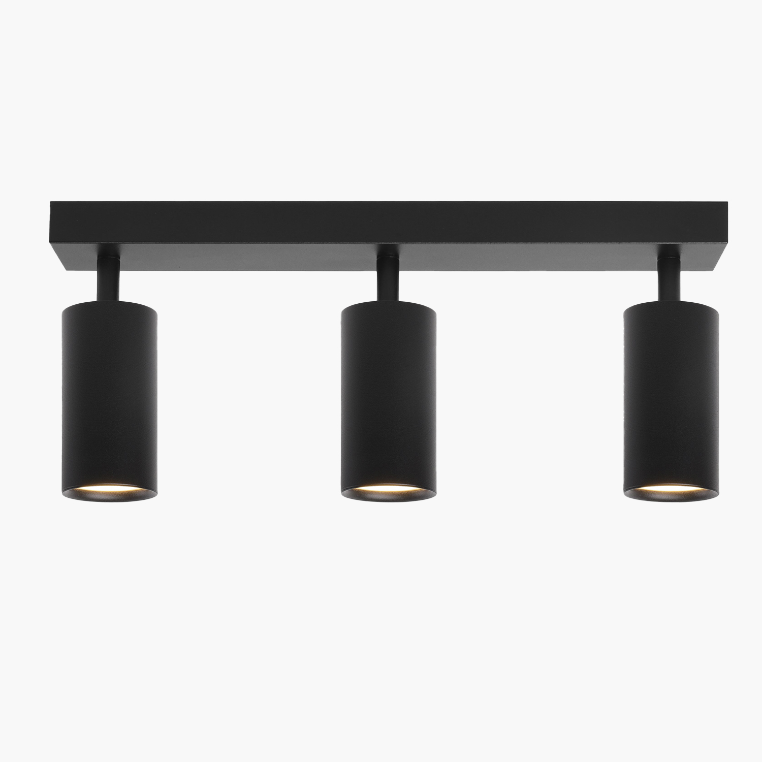 LAMPARA DE TECHO HARPER X3 NEGRO FORM - 5