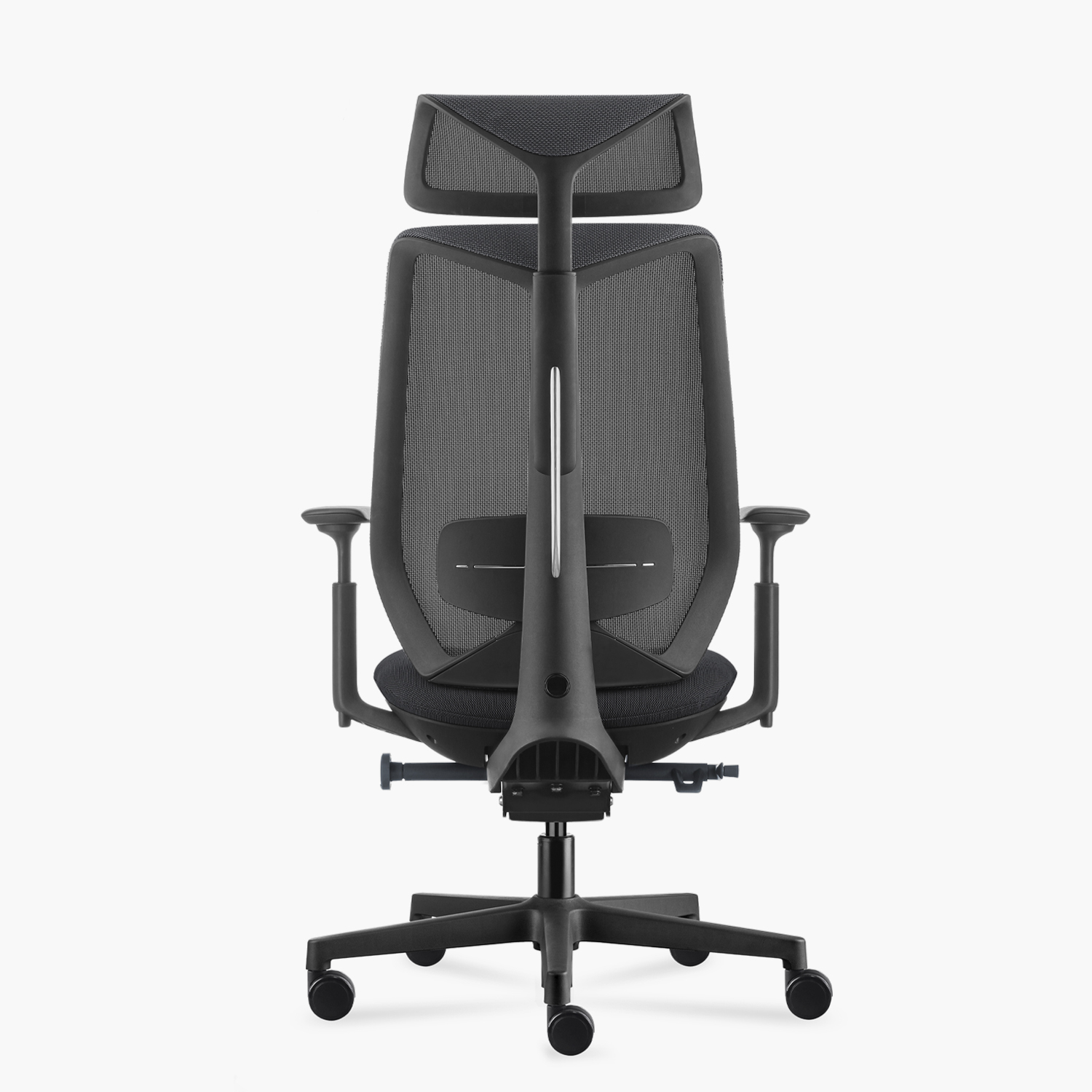 SILLA OFICINA EVE CON CABECERO NEGRO FORM - 6