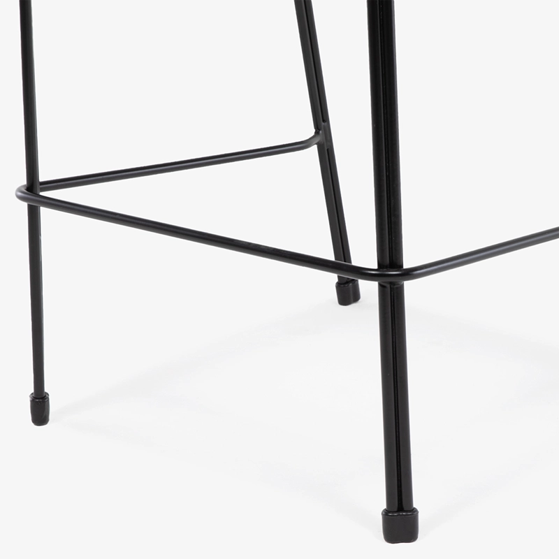 TABURETE MEDIO METAL ISABELLA NEGRO FORM - 7