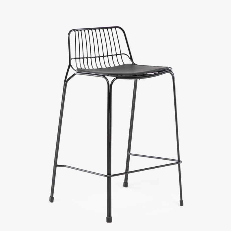 TABURETE ALTO METAL ISABELLA NEGRO FORM - 2