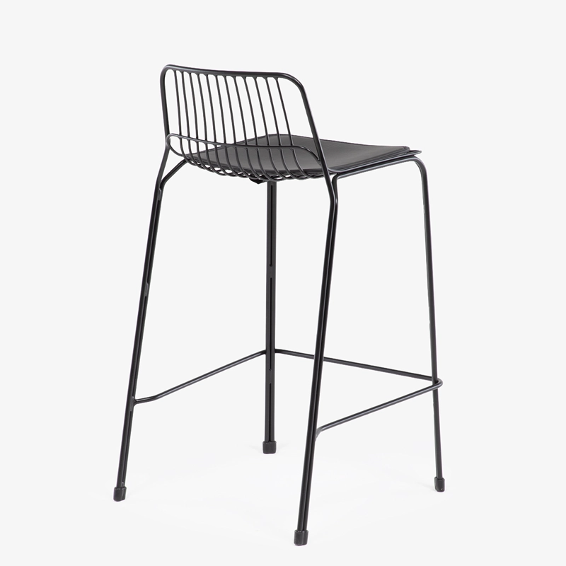 TABURETE ALTO METAL ISABELLA NEGRO FORM - 4
