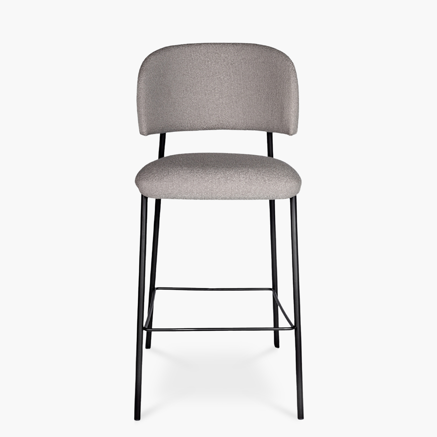 TABURETE TAPIZ REGINA GRIS FORM - 1