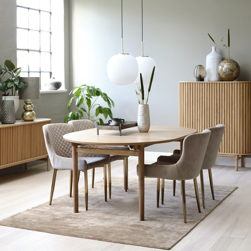 MESA COMEDOR CARNO NATURAL FORM - 2