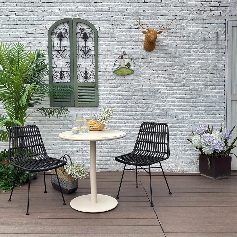 SILLA COMEDOR TERRAZA RATAN CRETA NEGRO FORM - 8