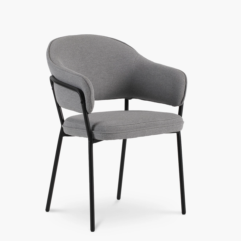 SILLA HOME OFFICE STANFORD GRIS OSCURO FORM - 2