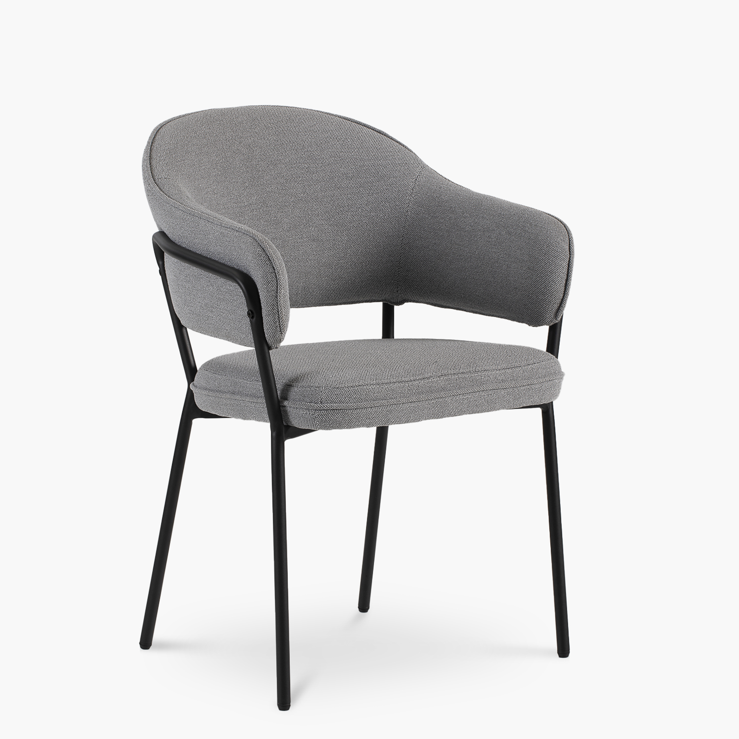 SILLA HOME OFFICE STANFORD GRIS OSCURO FORM - 2