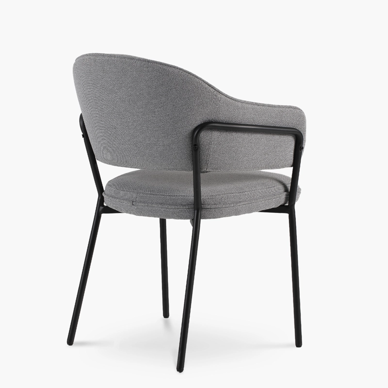 SILLA HOME OFFICE STANFORD GRIS OSCURO FORM - 4
