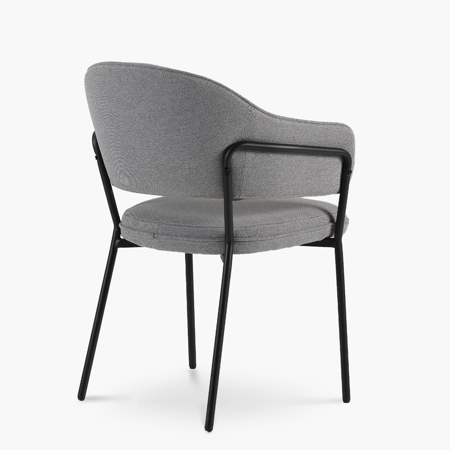 SILLA HOME OFFICE STANFORD GRIS OSCURO FORM - 4