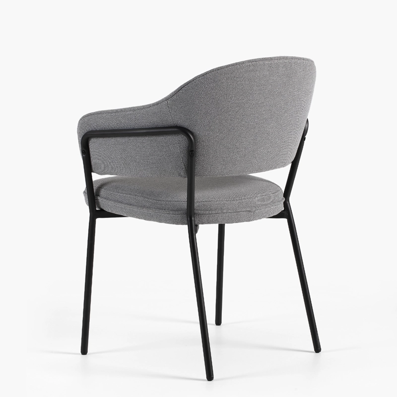 SILLA HOME OFFICE STANFORD GRIS OSCURO FORM - 6