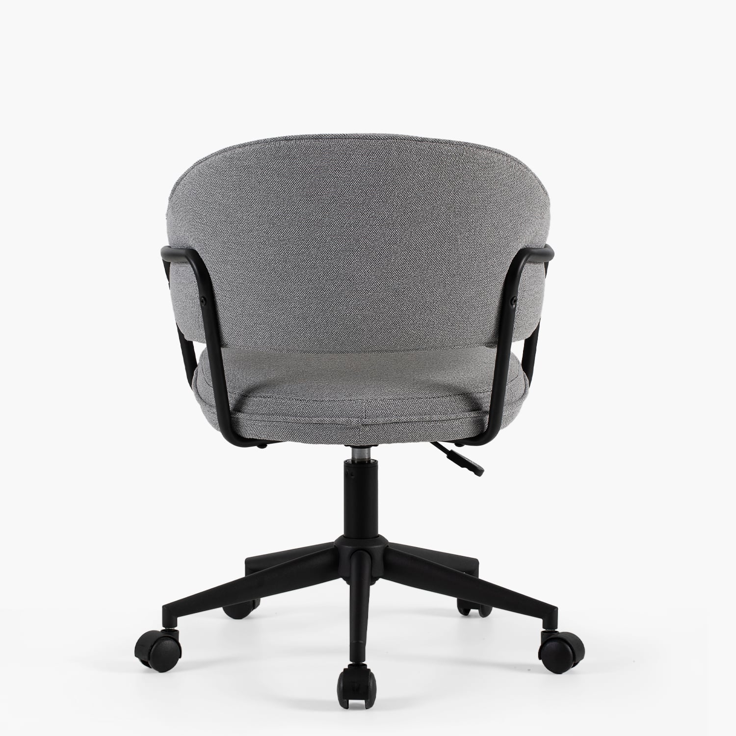 SILLA HOME OFFICE STANFORD CON RUEDAS GRIS OSCURO FORM - 5