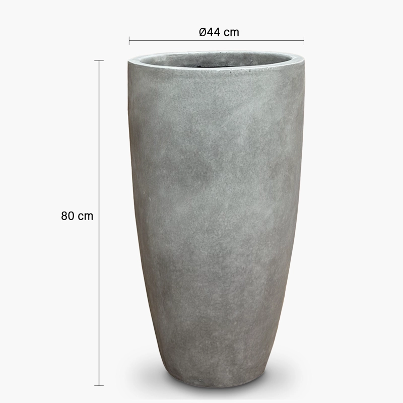 MACETERO LAUCA 80 GRIS FORM - 3