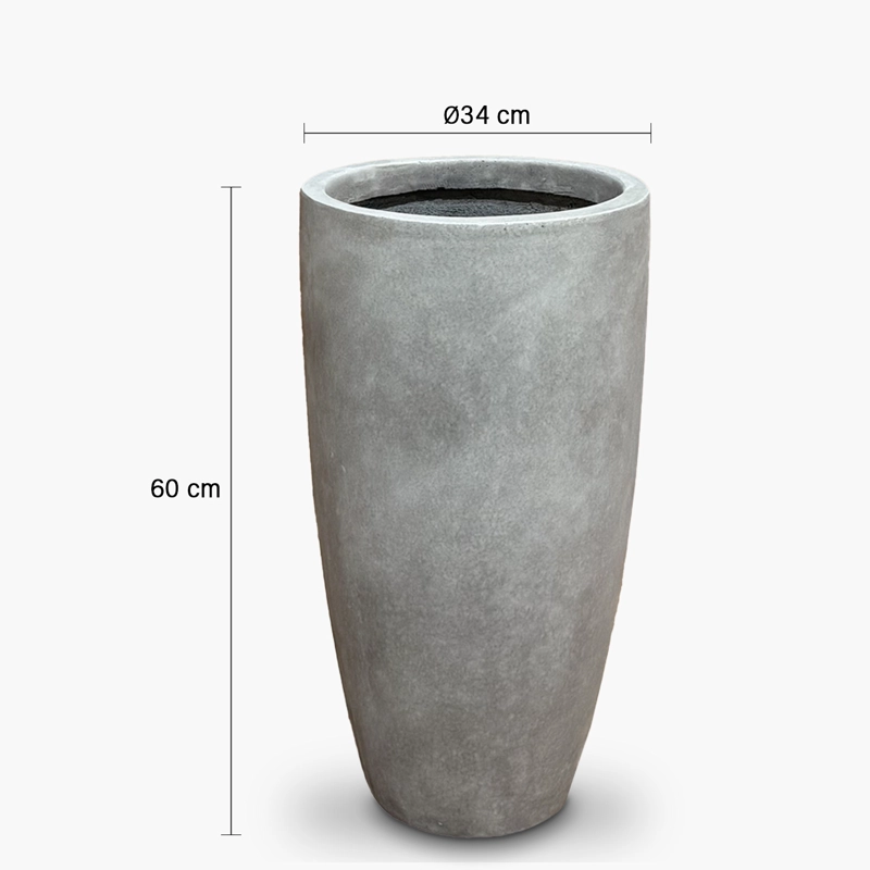 MACETERO LAUCA 60 GRIS FORM - 3