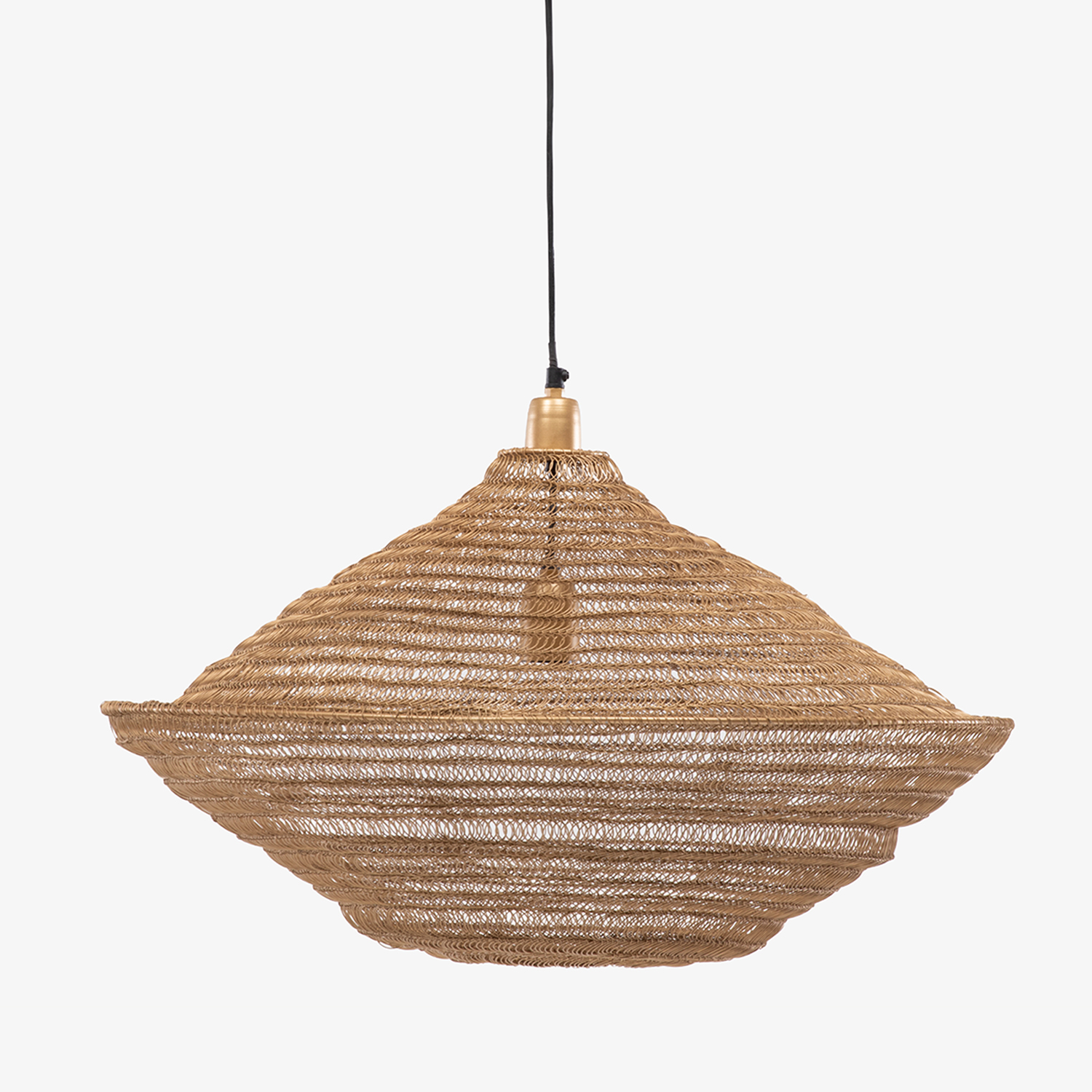 LAMPARA DE COLGAR KATE BRONCE FORM - 5