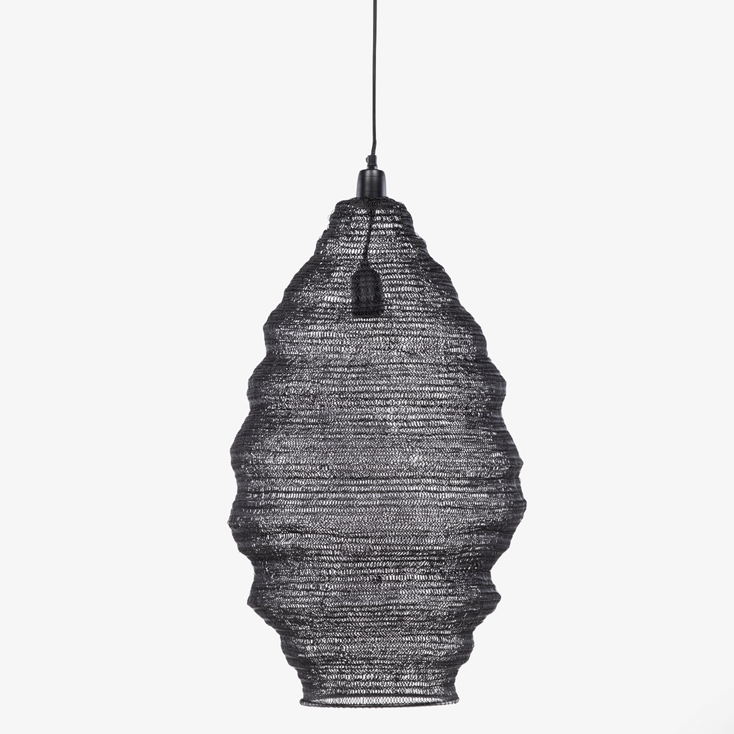 LAMPARA DE COLGAR NYRA NEGRO FORM - 1