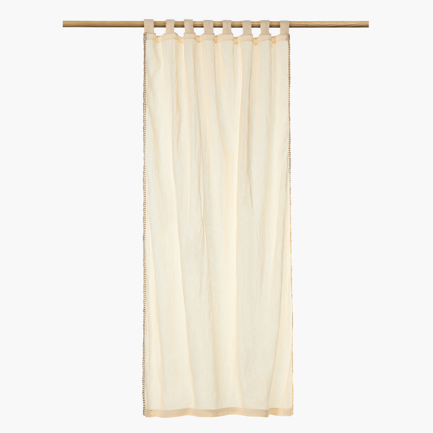 CORTINA ASANA 140X280 CRUDO CALMA HOUSE - 1