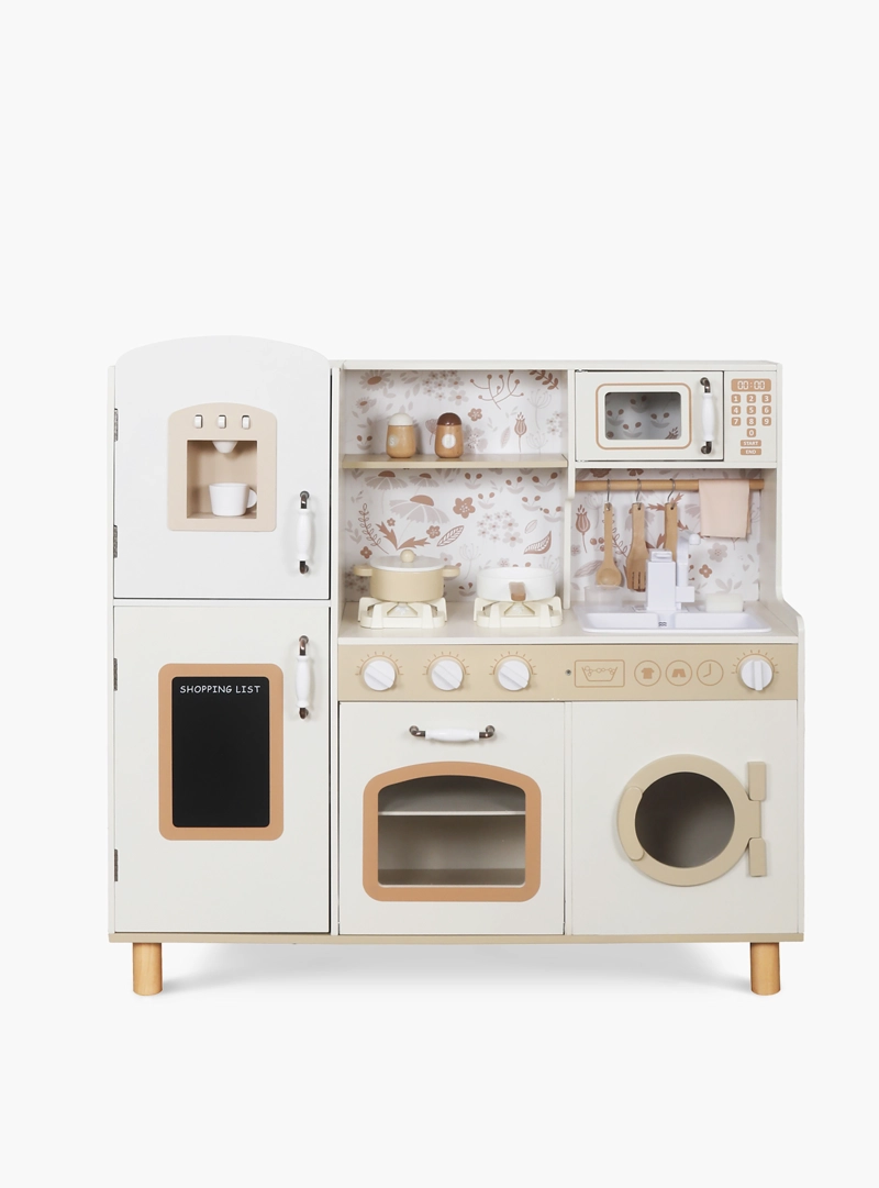 COCINA INFANTIL DE MADERA MATILDE CRUDO FORM - 1