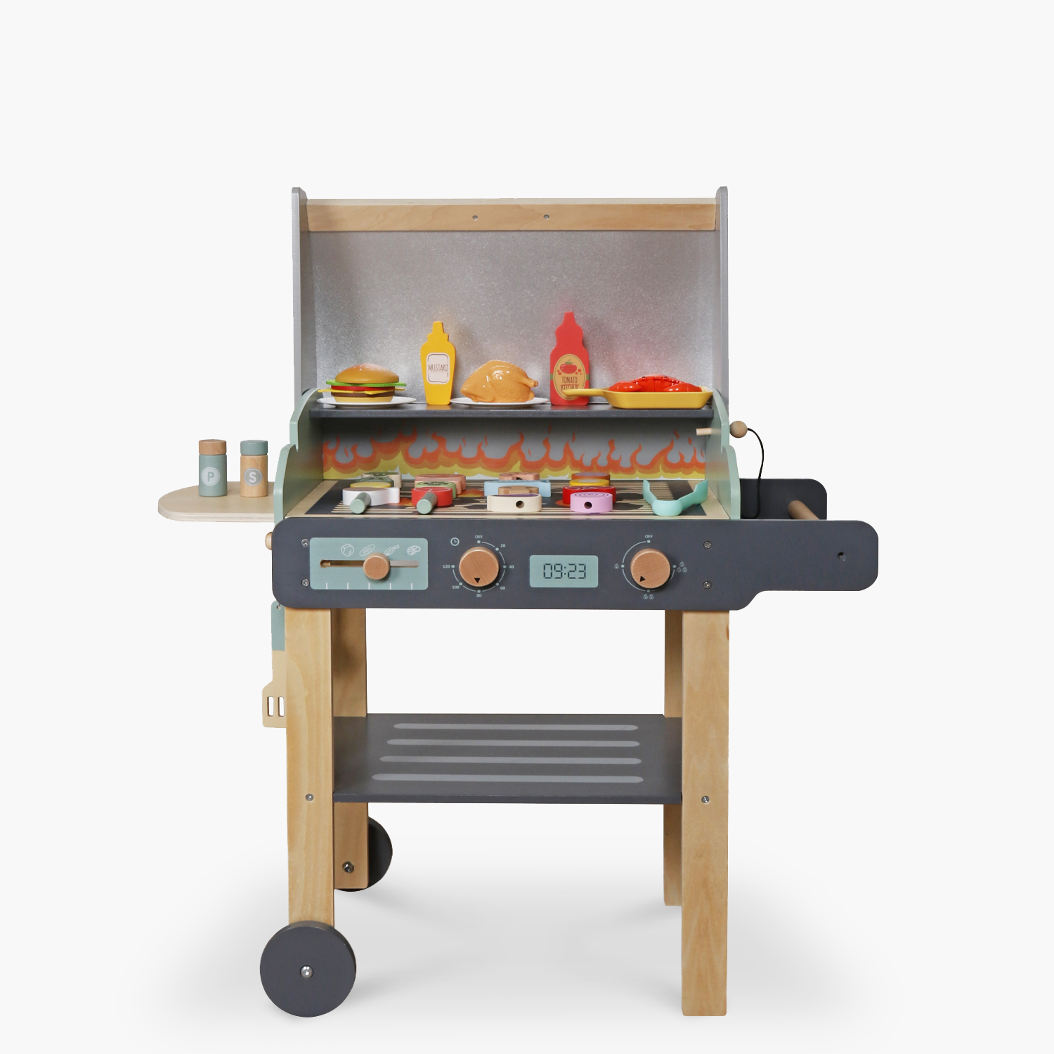 PARRILLA INFANTIL DE MADERA ALONSO MULTICOLOR FORM - 1