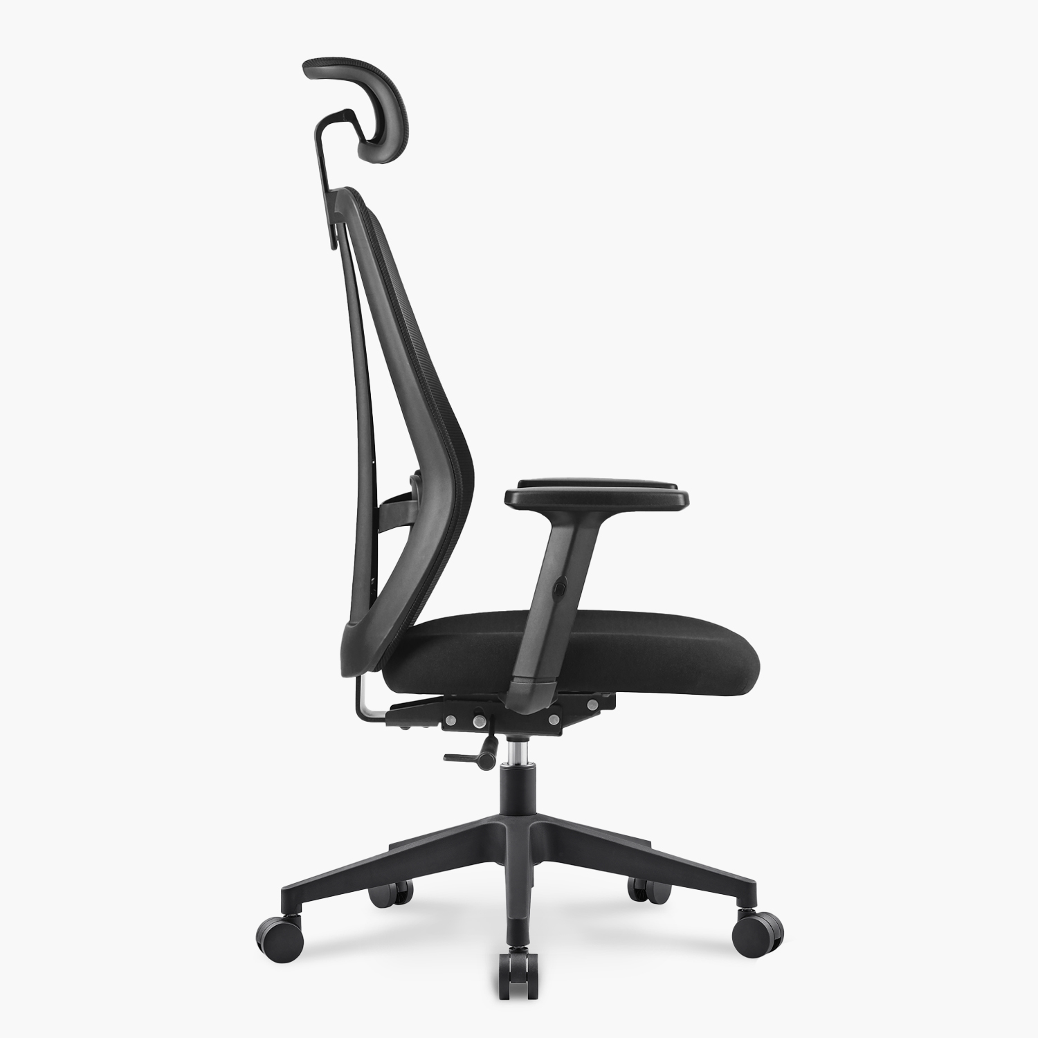 SILLA OFICINA ONE CON CABECERO NEGRO FORM - 4