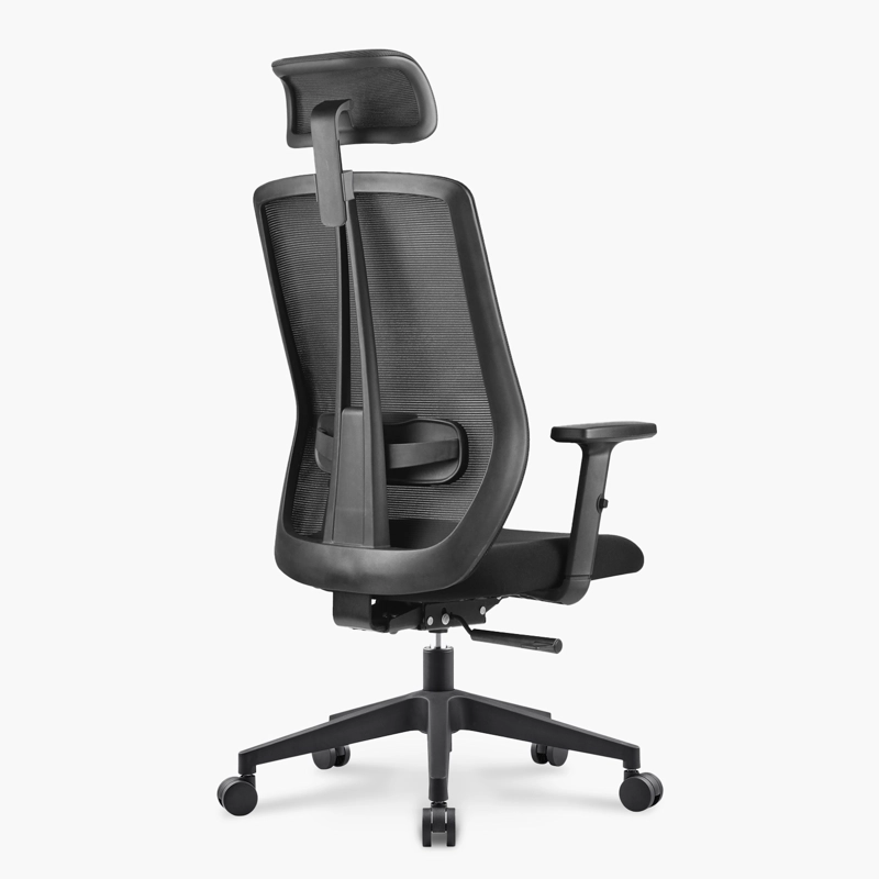 SILLA OFICINA ONE CON CABECERO NEGRO FORM - 5