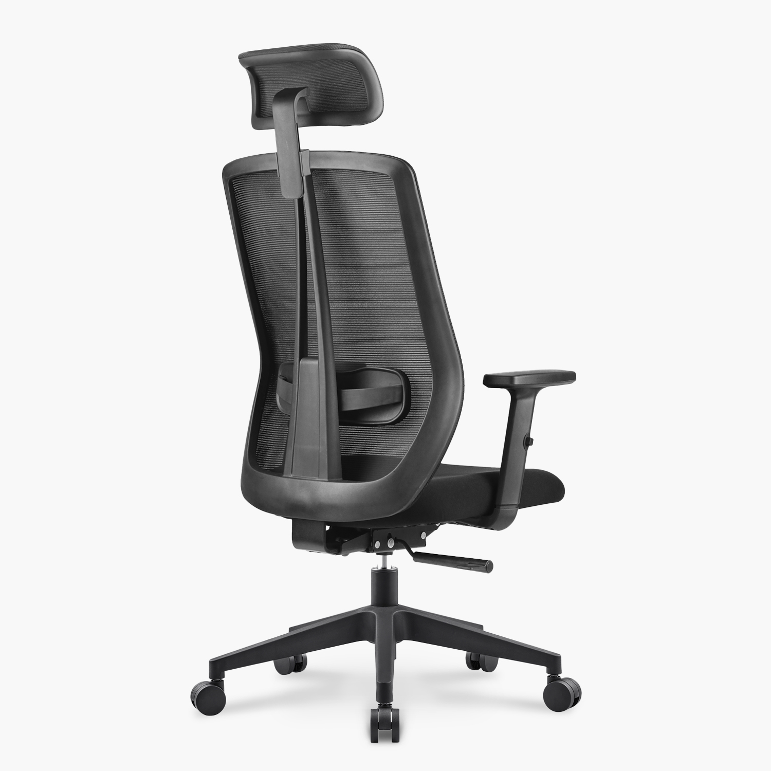 SILLA OFICINA ONE CON CABECERO NEGRO FORM - 5